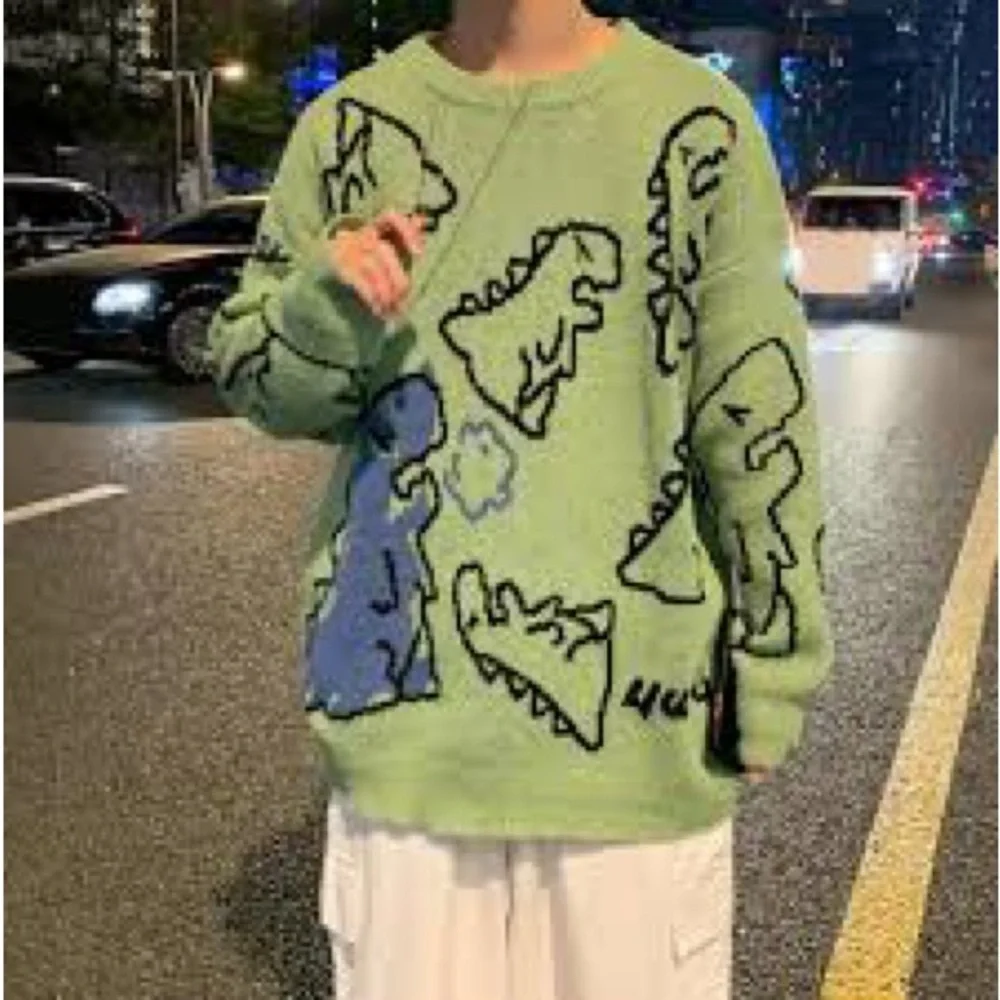 Pink Men’s Dinosaur Sweater NWOT - Picture 3 of 7